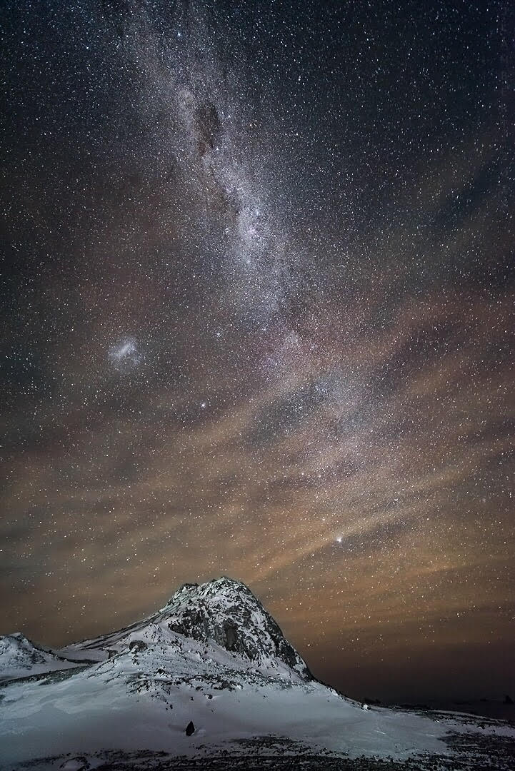 16 de Mayo. Vía Láctea Antártica.